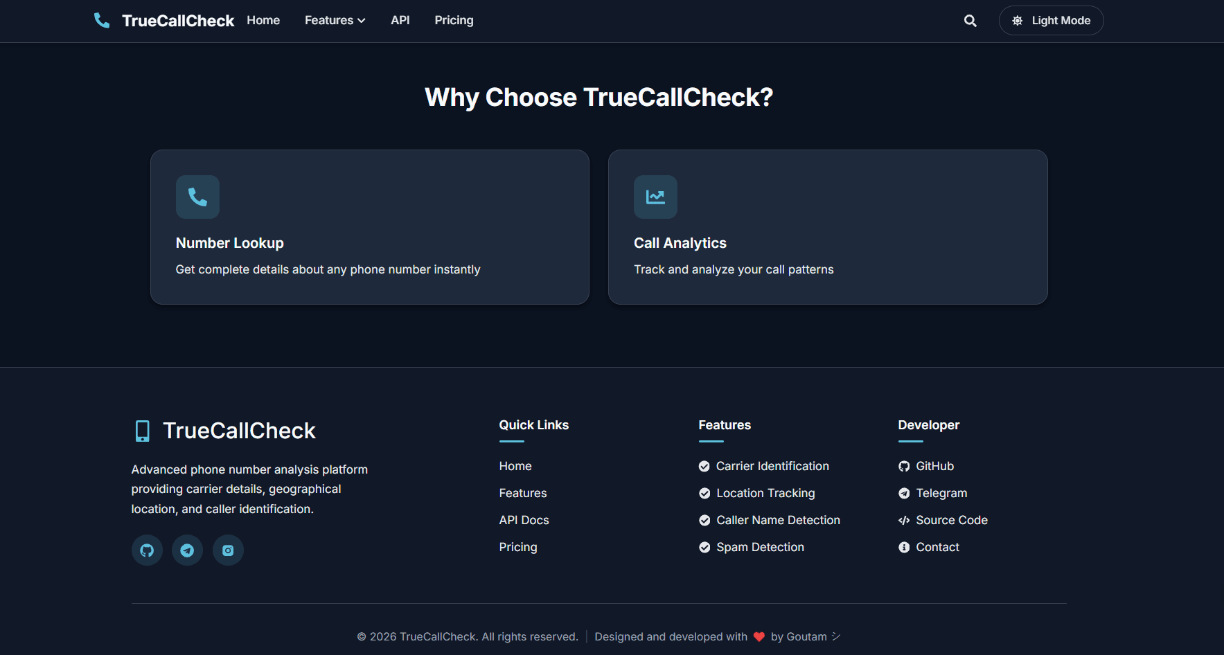TrueCallCheck Web — screenshot 6