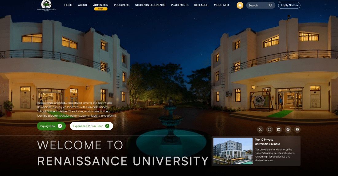 Renaissance University — screenshot 1