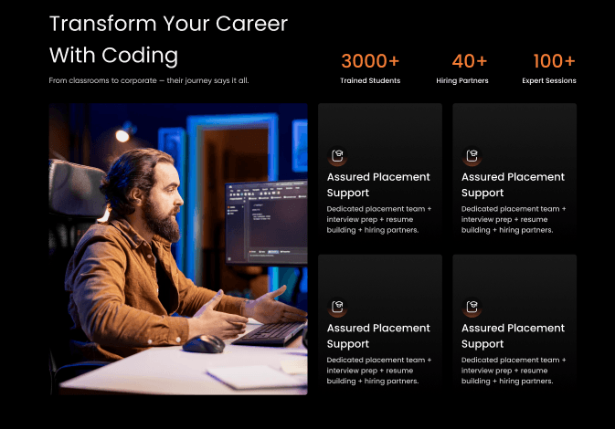 Coaching Institute Landing Page — screenshot 2